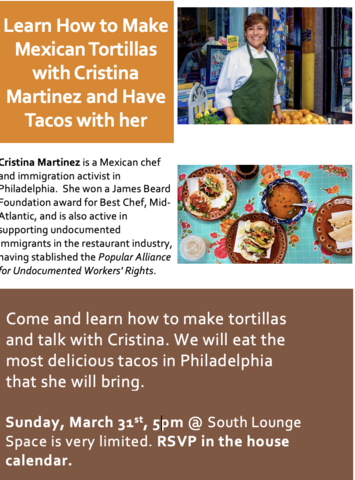 Tortillas and tacos with Chef Cristina Martinez